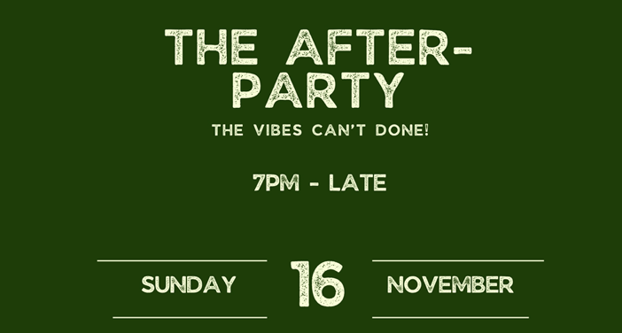 THE AFTER PARTY- IRIE BRUNCH